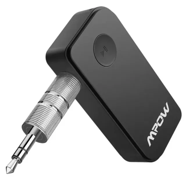 Mpow Wireless Bluetooth 3.5mm AUX Audio Stereo Music Car Receiver Transmitter