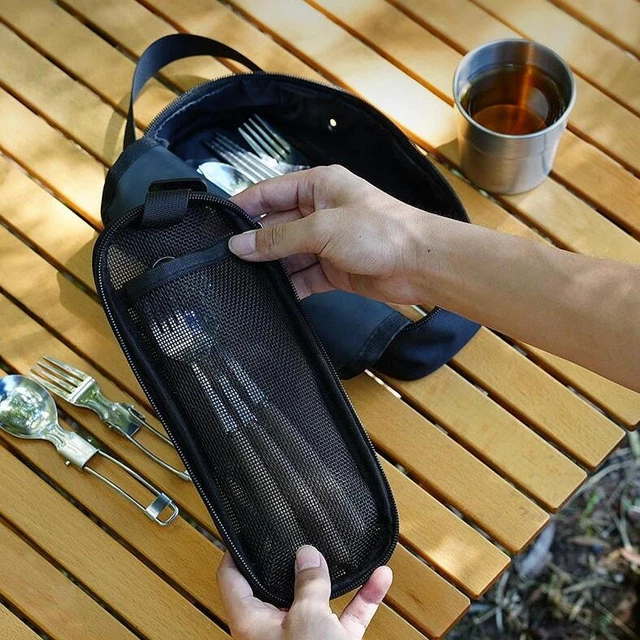 SAC DE RANGEMENT pour ustensiles de cuisine, sac de transport en maille