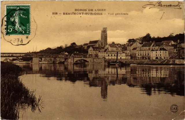 CPA Bords de l'Oise - BEAUMONT-sur-OISE - Vue générale (519818)