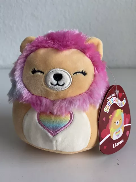 Squishmallows Lianne The Rainbow Lion 5” inch Plush Soft Toy NEW