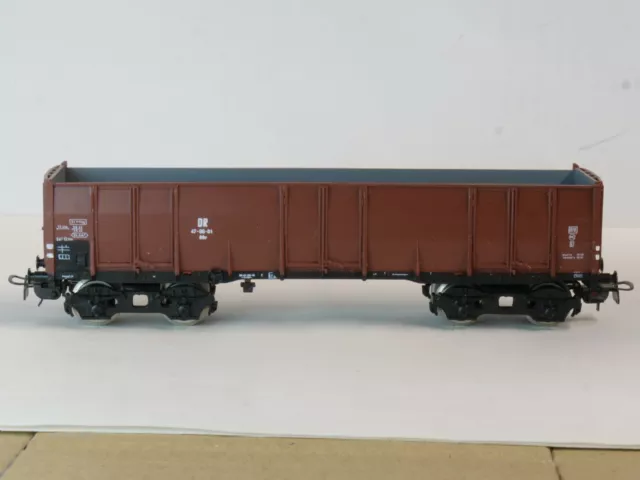 Piko bogie H0 scale open wagon with DR markings in its original box (ref305)