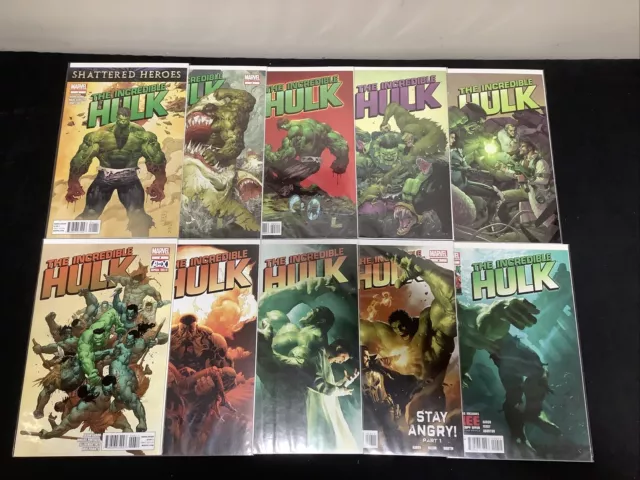 The Incredible Hulk #1-9 + 7.1 comic lot (vol.3 2011) Jason Aaron