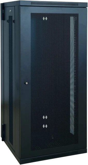 26U Wall Mount Rack Enclosure Server Cabinet, Hinged, 20.5" Deep, Switch-Depth (