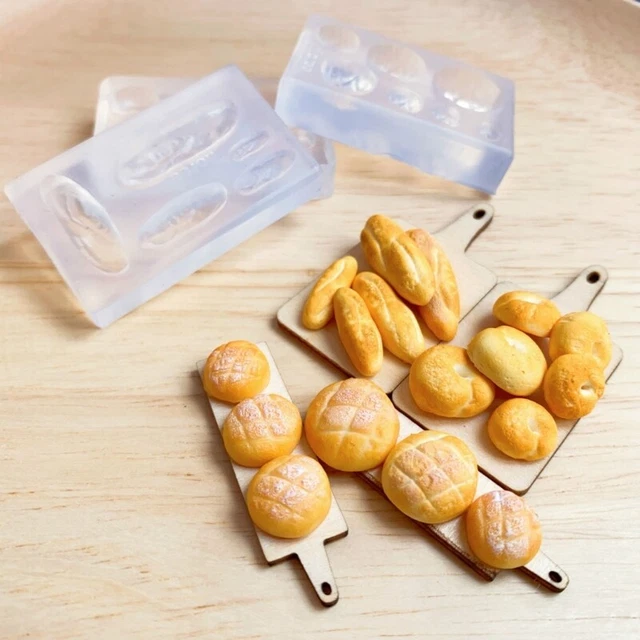 Bread Shaped Epoxy Resin Moulds Halloween Yard Decorations Bread Silicone Moulds