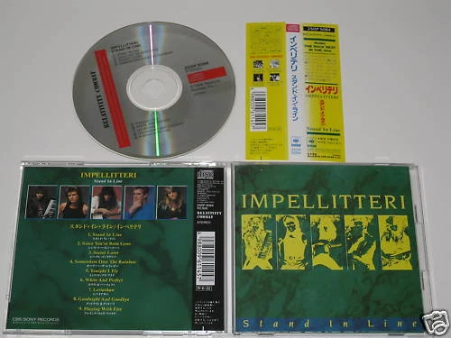 Impellitteri/Stand IN Line (CBS 25DP-5084) Japan CD + Obi