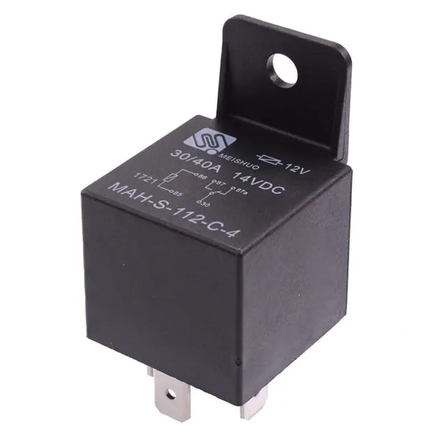 12V Automotive Changeover Relay with Bracket 40A 5-Pin Car Bike Van Auto
