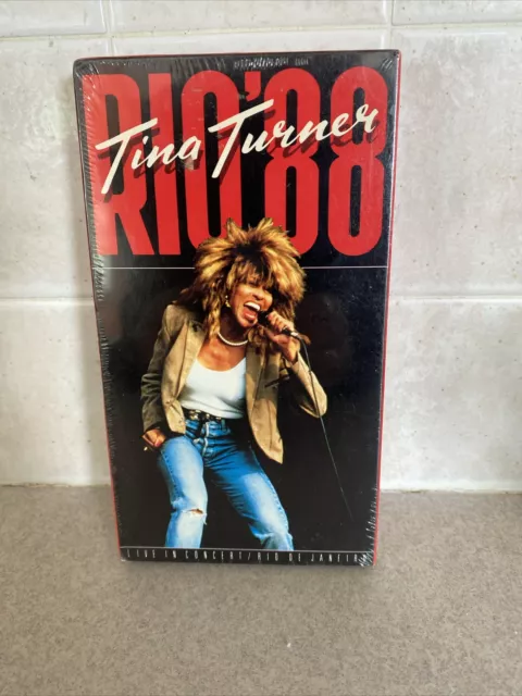 NEW SEALED Tina Turner: Rio 88 VHS Live Music Concert Soul Pop Rock