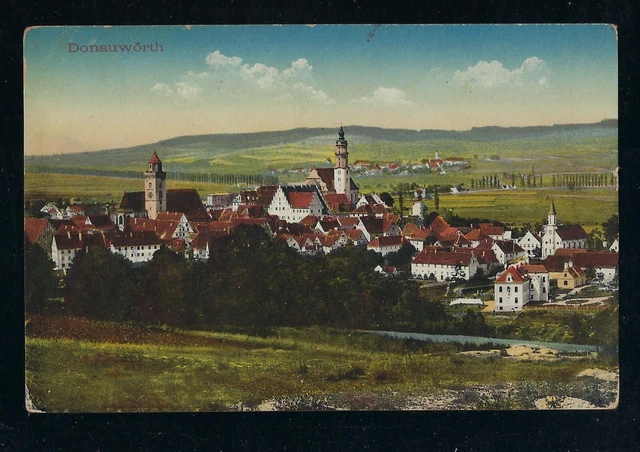 AK Donauwörth Stadtansicht von Süden ungebraucht