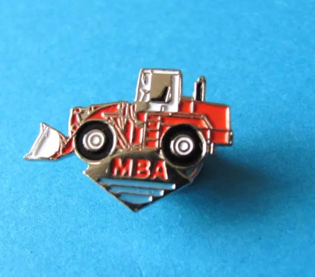 Small MBA Loader Pin Badge Enamel. VGC