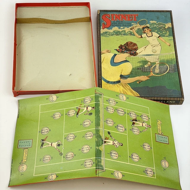 VINTAGE CHAD VALLEY Harborne England Sinnet Board Game Boxed A/F £95.00 ...