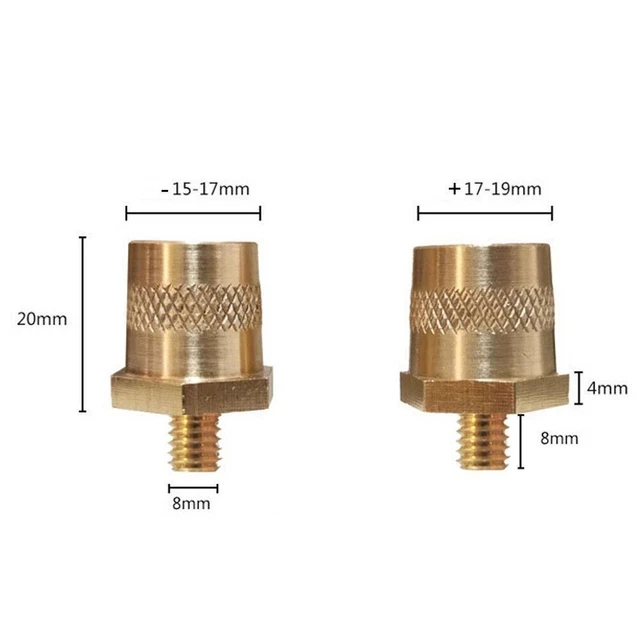 PAIRE D'ADAPTATEURS POTEAUX RONDS BATTERIE M8 À SAE kit adaptateur poteaux