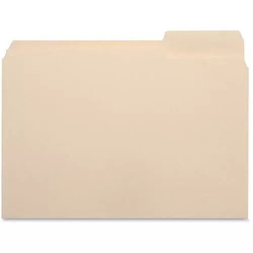 Business Source 1/3 Cut Tab File Folders - BSN16492