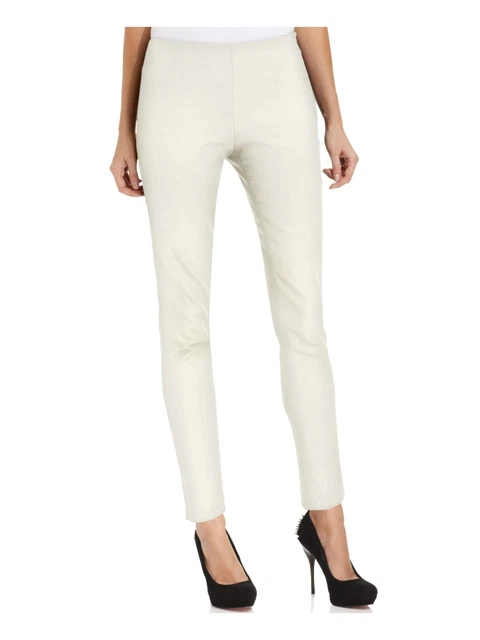 VINCE CAMUTO Womens Beige Skinny Pants Size: 12