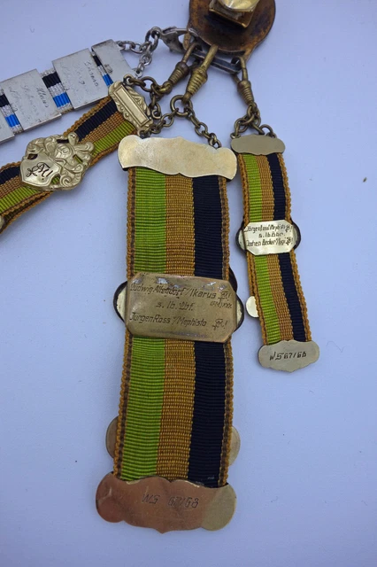 Antike Burschenschafts-Accessoires, Markomannia zu Bingen und Frankfurt, um 1920 10