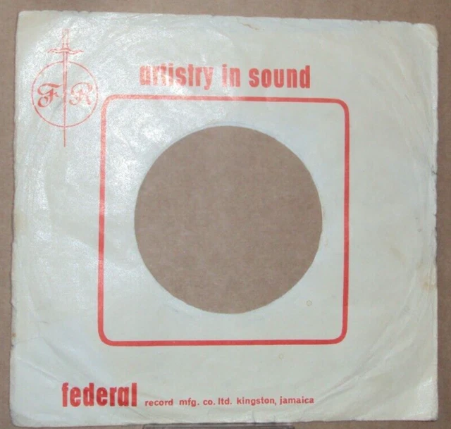 "Federal","Company Sleeve","Original","45rpm","7inch","Record","Vintage,} )));0>