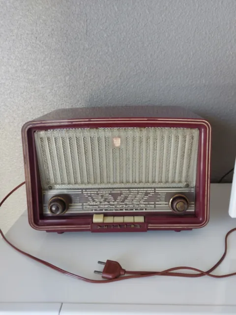 Radio Philips  TSF En Bakélite Année 50