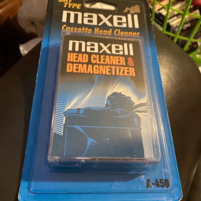 Desmagnetizador de cabezales de casete tipo seco Cassette Maxell A-450 ¡NUEVO! ¡SELLADO!
