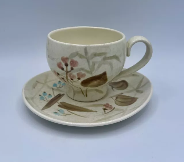 Vintage Red Wing Coffee Tea Cup & Saucer Random Harvest Atomic MCM USA