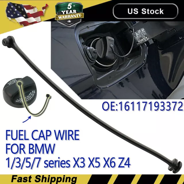 Fuel Gas Tank Cap Tether Wire For BMW E81 E87 E88 E89 E71 E46 E90 E91 X3 X5 X6