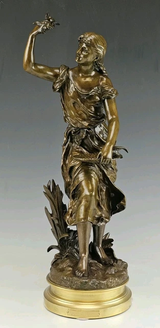 FINE ARTS Wohnkultur Sculpture en bronze Figure Lovely Lady Érotique Statue Déco