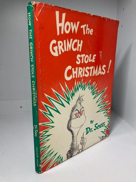 HOW THE GRINCH Stole Christmas / Dr. Seuss / First Edition 2.95 DJ ...