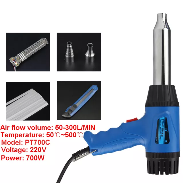 220V 700W Plastic Welding Torch Hot Air Gun Car Bumper Welding Gun PP PVC Welder