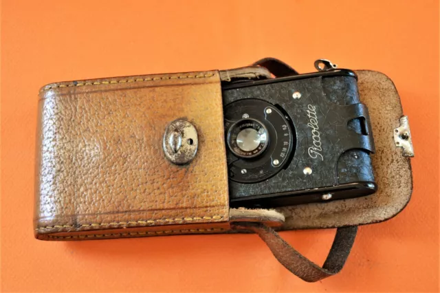 Rare appareil photo à soufflet ZEISS IKON - modèle PICCOLETTE en très bel état