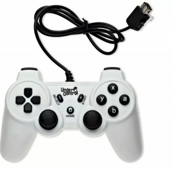 Manette Xpert Filaire Blanche UNDER CONTROL Wii et Wii U Wired Xpert Controller