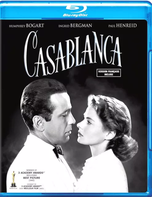 CasaBlanca - Humphrey Bogart, Ingrid Bergman, Peter Lorre,  New Blu Ray