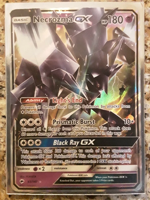 POKÉMON UMBREON GX 154/149 segreto arcobaleno raro sole e luna quasi