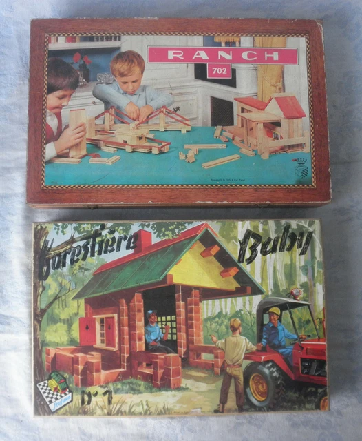 Vintage JEUJURA 2 boîtes Forestière baby n°1