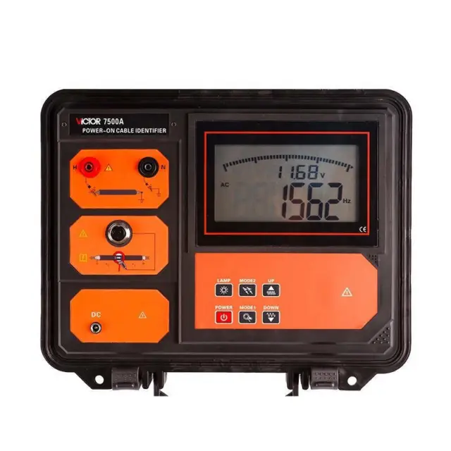 VICTOR 7500A Multi-function Cable Identification Instrument Large LCD Display