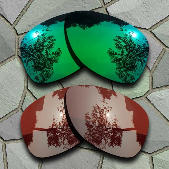 US Jade Green&Bronze Brown Polarized Lenses Replacement For-Oakley Dispatch 2