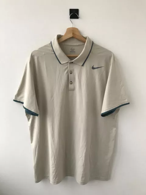 Nike Roger Federer 2014 Australian Open Brisbane Dubai Tennis Polo Jersey RF