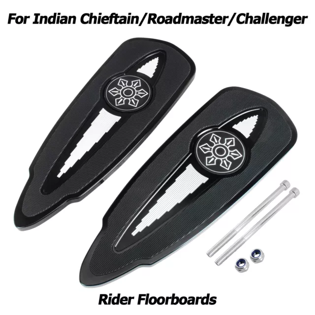 Rider Floorboards For Indian Chieftain Challenger Roadmaster Pursuit Dark Horse