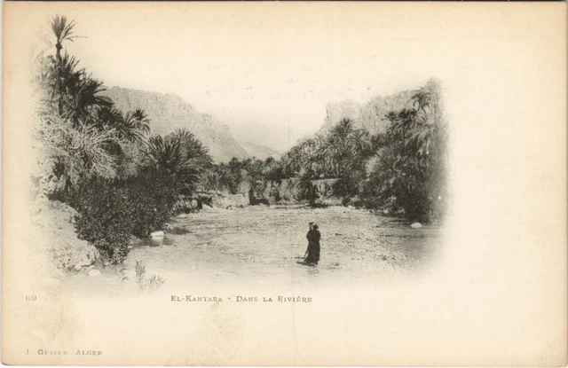 Algérie, El Kantara, Rivière et Gorges par Photographie originale / Original pho