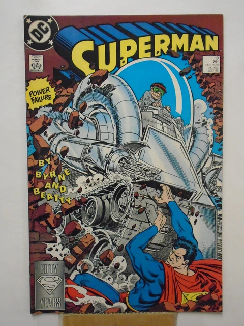 SUPERMAN #19 (1988) Lex Luthor, Supergirl, John Byrne, Jerry Ordway, DC Comics