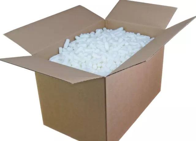 6 Cubic Foot Ft of ECOFLO Biodegradable Loose Void Fill Packing Peanuts *24HRS* 2