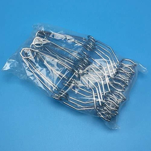 10 PCS Labs Stoddard Test Tube Clamp,Stainless Steel with Finger Grips,6" Length