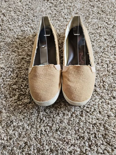 Womens Reef Burlap Summer Slip On Shoes Size 9.    GWSB