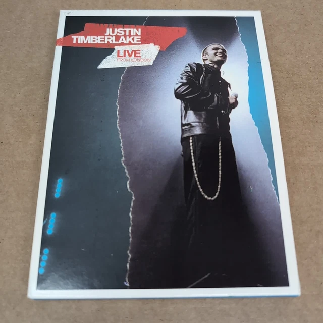 JUSTIN TIMBERLAKE - Live From London - DVD - No Slip Cover $9.95