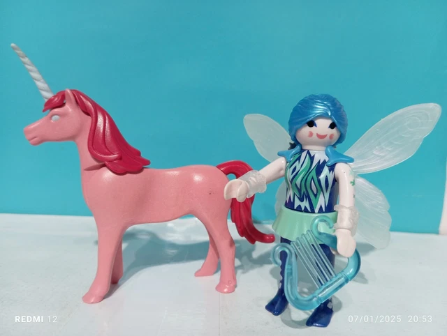 PLAYMOBIL FIGURAS UNICORNIO Hada Hadas Bosque Unicornio Princesa - Main Image
