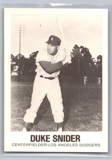 1977 TCMA DUKE Snider #24 Baseball Los Angeles Dodgers EUR 3,92 ...