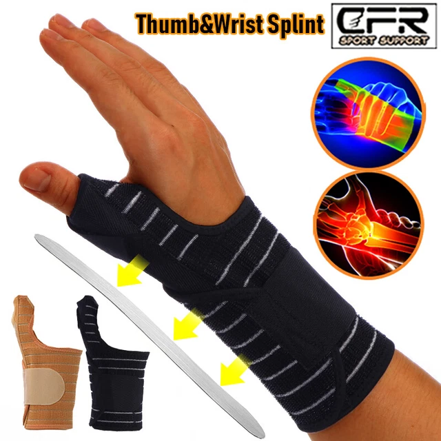 THUMB SUPPORT WRIST Splint Brace Spica De Quervains Tendonitis Sprain ...