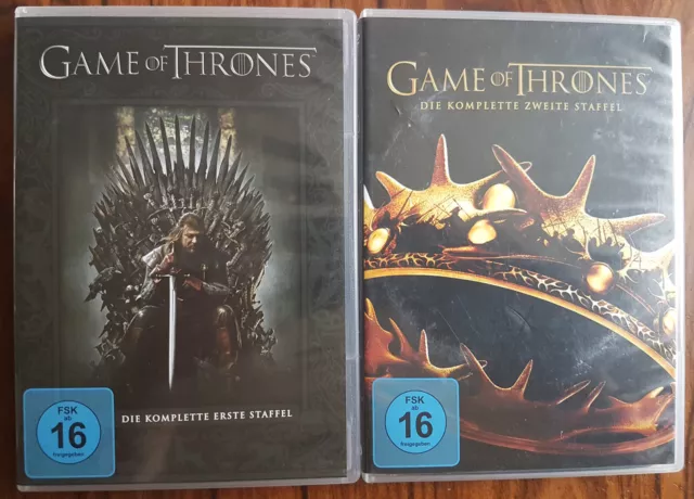 DVD - Game Of Thrones - Die Komplette Erste & Zweite Staffel
