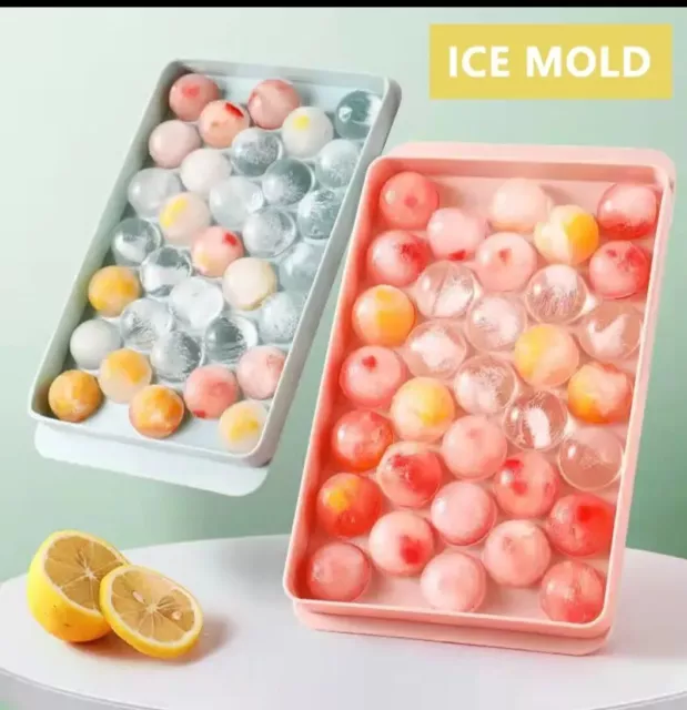1-4 piezas máquina de hacer cubitos de hielo bandeja molde máquina de hacer bolas de hielo cóctel...