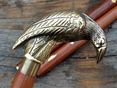 Working Style Brass Head Handle Walking Stick Antique Style Walking Cane Gift