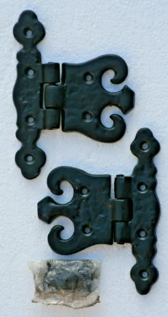 Cast iron hinges old English style