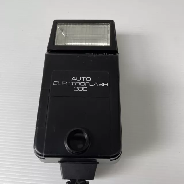 Minolta Auto Electroflash 280  Shoe Mount Flash camera flash Vintage
