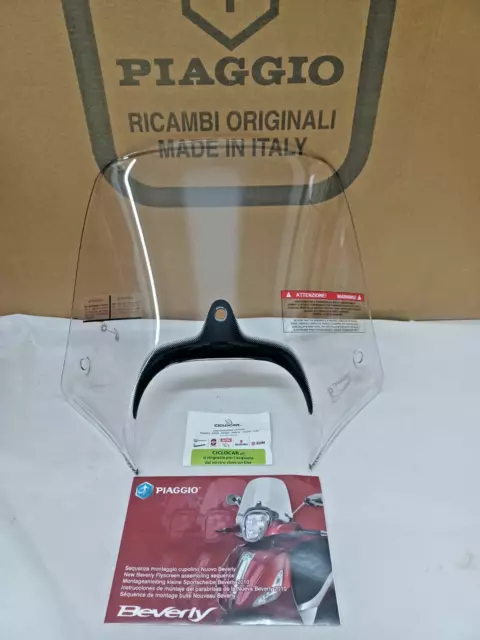 Pare-Brise Transparent Original piaggio beverly 300 Rst / 350 ART.674542